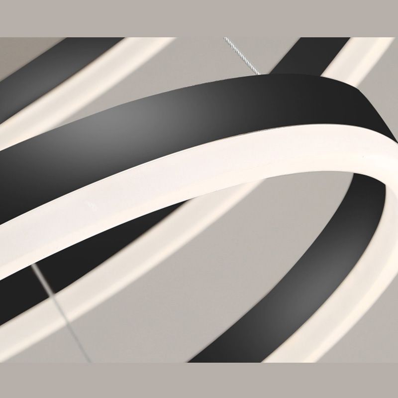 Zeitgenössische mehrschichtige verstellbare Anhängerbeleuchtung für den Lebensraum im Wohnzimmer