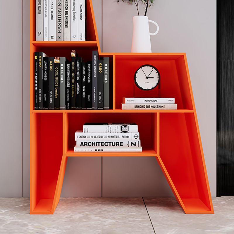 Scandinavian Closed Back Bookshelf Freestanding Metal Book Shelf