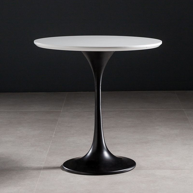 23.6" Tall Ironcraft Pedestal End Table Solid Wood Side Table