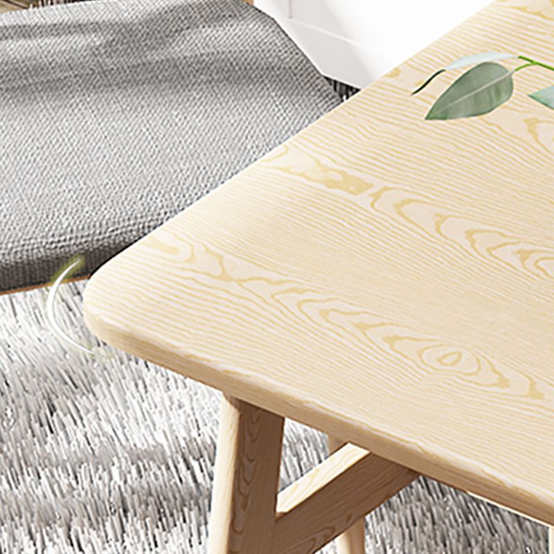 Moderna 1/4/7 Piezas Juego de comedor Rectángulo Mesa de comedor de madera artificial para comedor