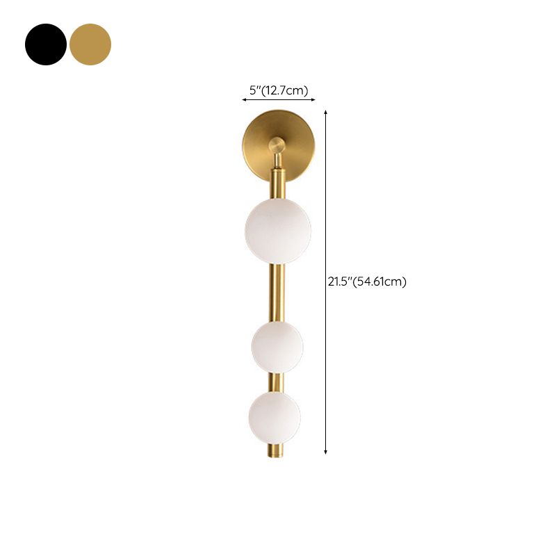 Modern Mirror Lamp Globe Glass Vanity Wall Light Fixture for Bathroom