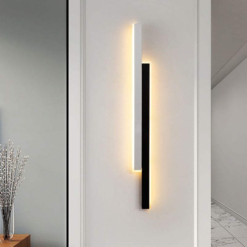 Contemporary Style Wall Lamp Sconce Linear Wall Sconce Metal for Bedroom