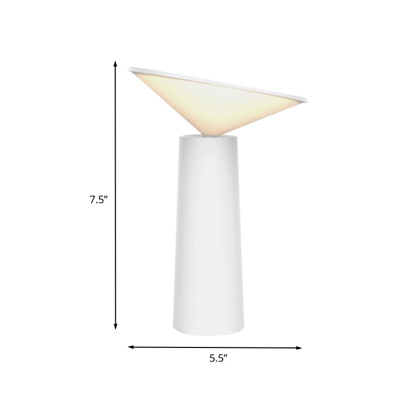 Modern LED LETTURA LETTURA LIGHT LIMA DELLA TOWER METAL METALE NOTTE LAMPAGNO CON OMBIO PLASTICO