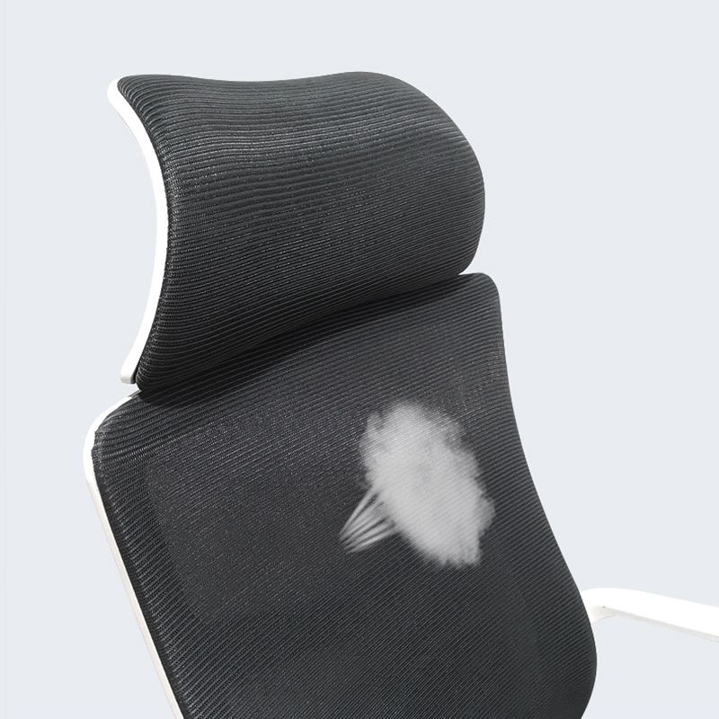 High Back Task Chair Modern Nylon Slide Arms Included Office Chair