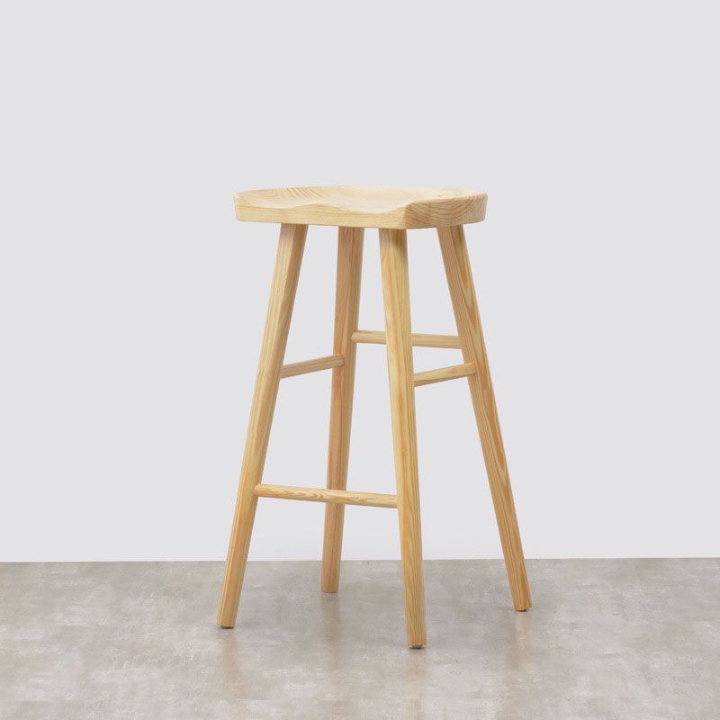 Modern Style Fixed Table Set 1/2 Pieces Solid Wood Rectangle Counter Set