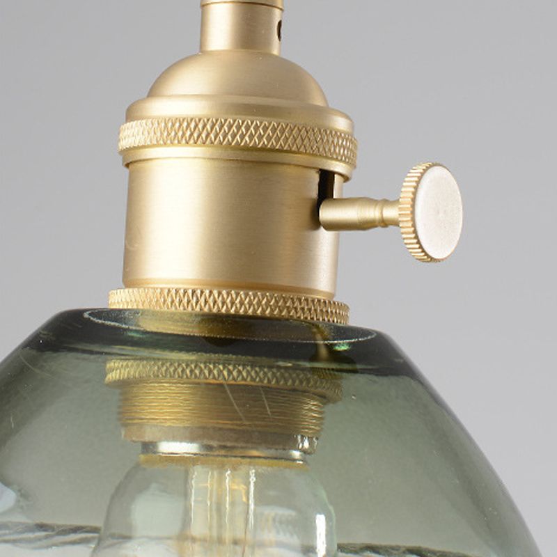 Glazen pot cover tint hanglampen industriële stijl 1 licht hangende montage armatuur