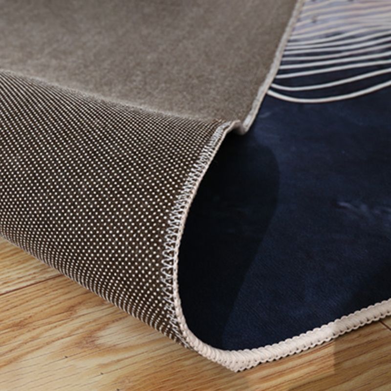 Tapis relaxant en Polyester, couleurs mélangées, lignes abstraites, tapis d'intérieur avec support antidérapant pour la décoration de la maison