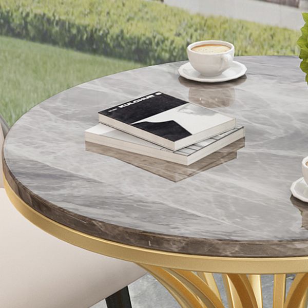 Glam Style 1/2/3/4/5 Pieces Dining Set Stone Top Table Dining Furniture