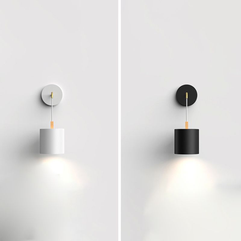 Modern Style Wall Light Fixture Creative Wooden Geometric Wall Light Sconce for Bedroom