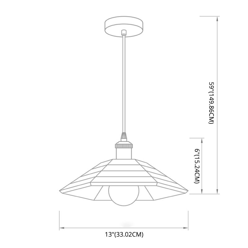 Accesorio de iluminación colgante sombreada de madera Luz de techo de estilo moderno para sala de estar