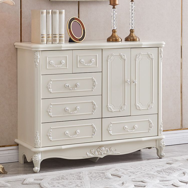 Modern Storage Chest Dresser Wooden Storage Chest with Doors