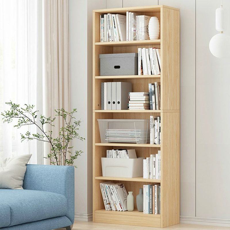 Modern Vertical Standard Bookcase Manufactured Wood Bookshelf for Home