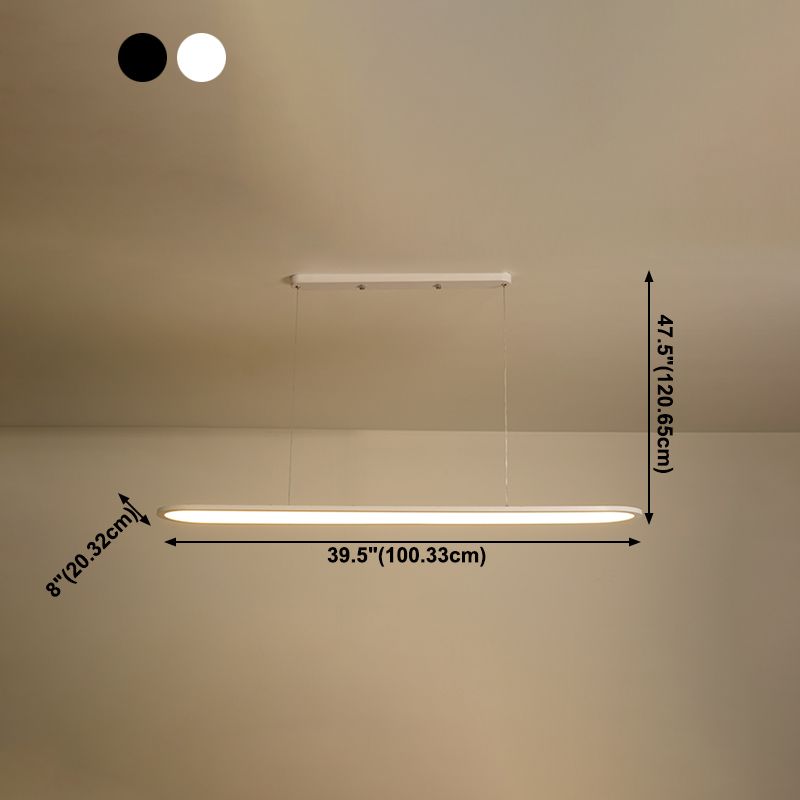 LED Pendant Light Dining Room Modern Simple Style Ceiling Hanging Lamp Fixture