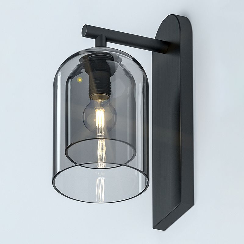 1-Licht-Halbzylinder Wandleuchte modern