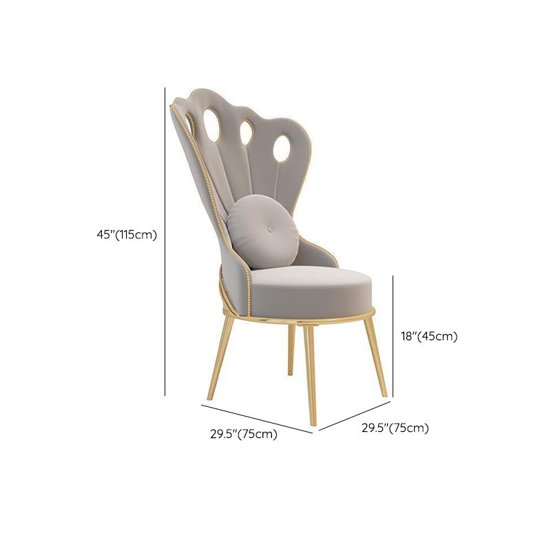 Round Dining Set for Kitchen 1/2/4/5 Pcs Glossy White Dinette Table Set