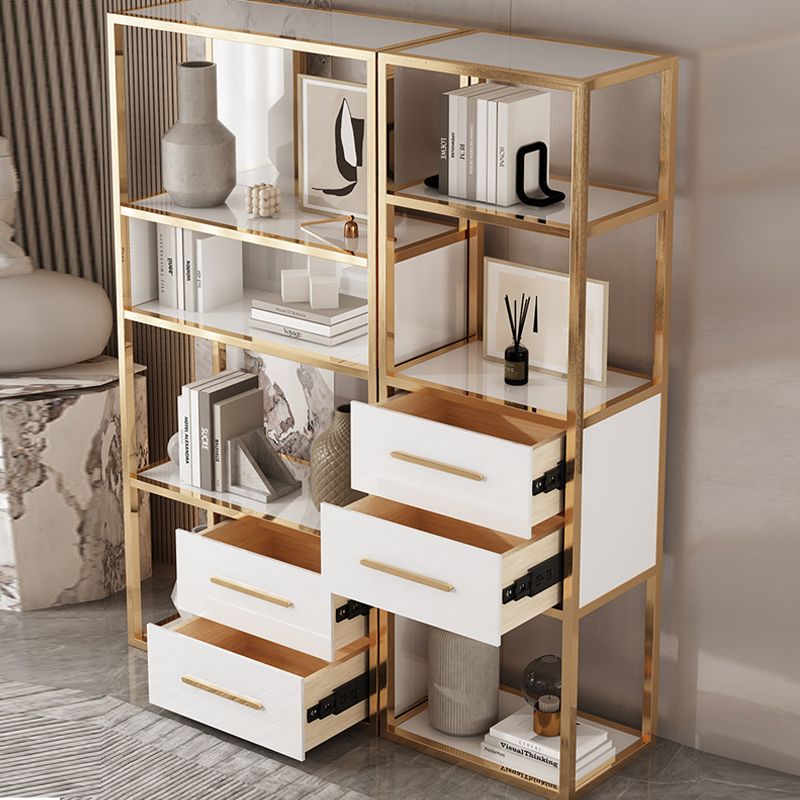 Modern Style Open Bookshelf Etagere Shelf Bookcase for Home Office