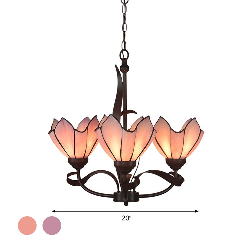 Bronze 3/5 Lumières Éclairage de lustre 
Lampe pour la cuisine