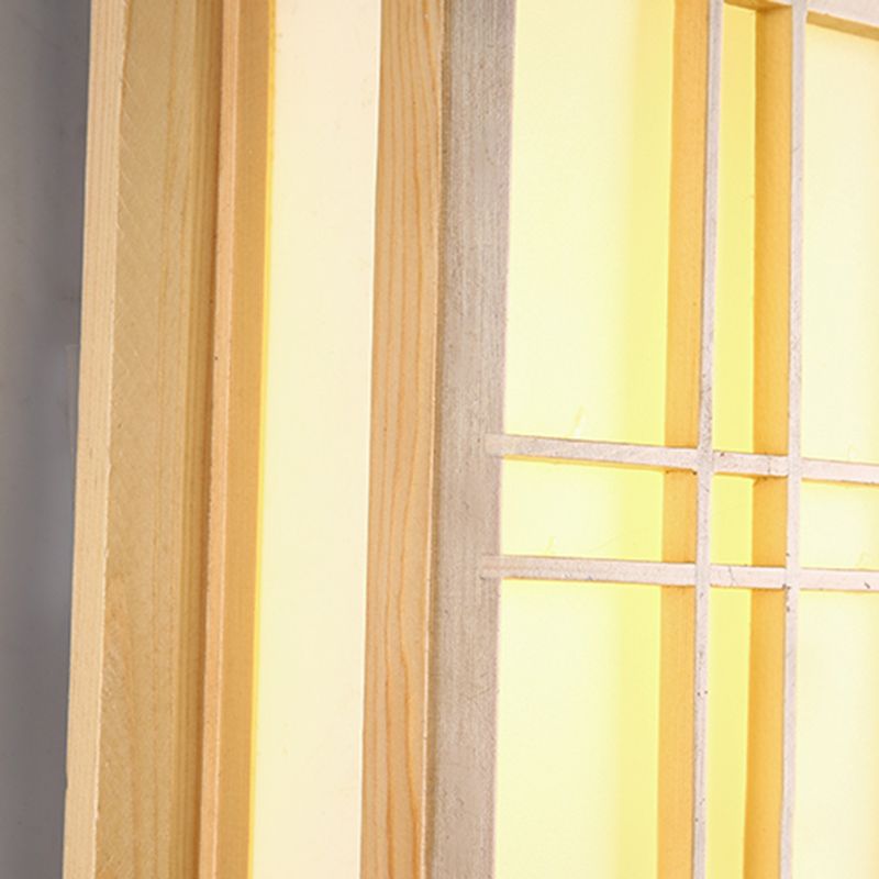 Holzwandhalterung Licht Geometrie Form moderne LED -Wandleuchten für Wohnzimmer