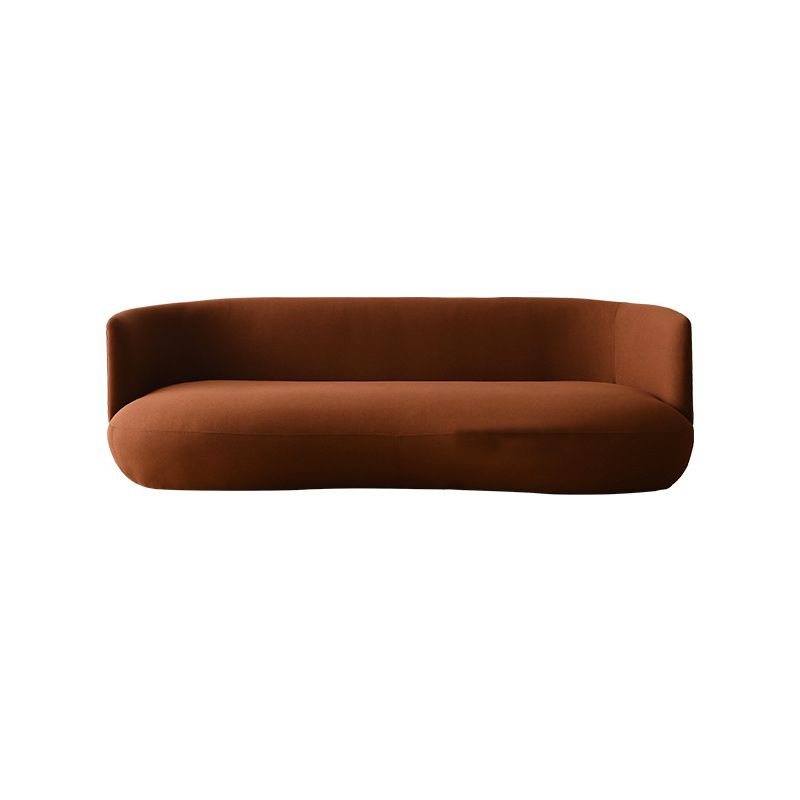 Contemporary 29.5" H Solid Color Linen Tuxedo Arm Sofa for Living Room