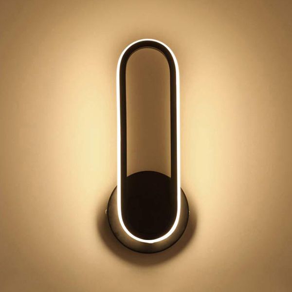 1 Licht geometrische Schatten Wandleuchte moderne Metall Wandmontageleuchte