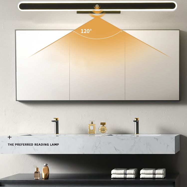 Modern Minimalist Style Streamine a semplificare le lampade a parete per vanità idee di illuminazione per vanità acriliche per il bagno