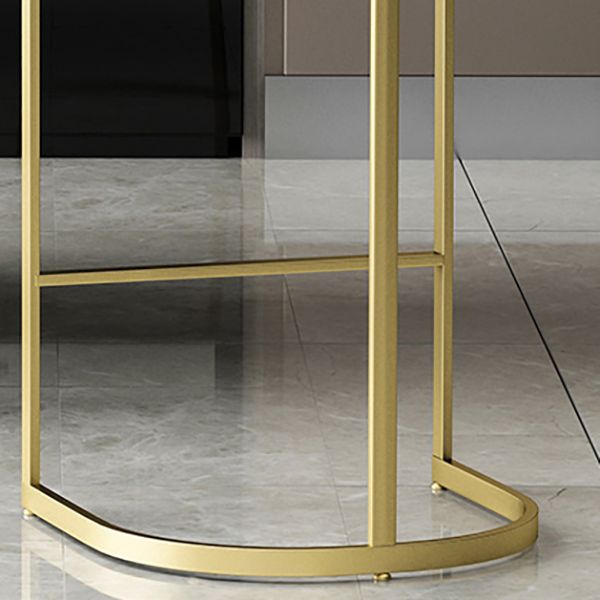 Industrial Low Back Stool Bucket Faux Leather Bar Stools for Bar