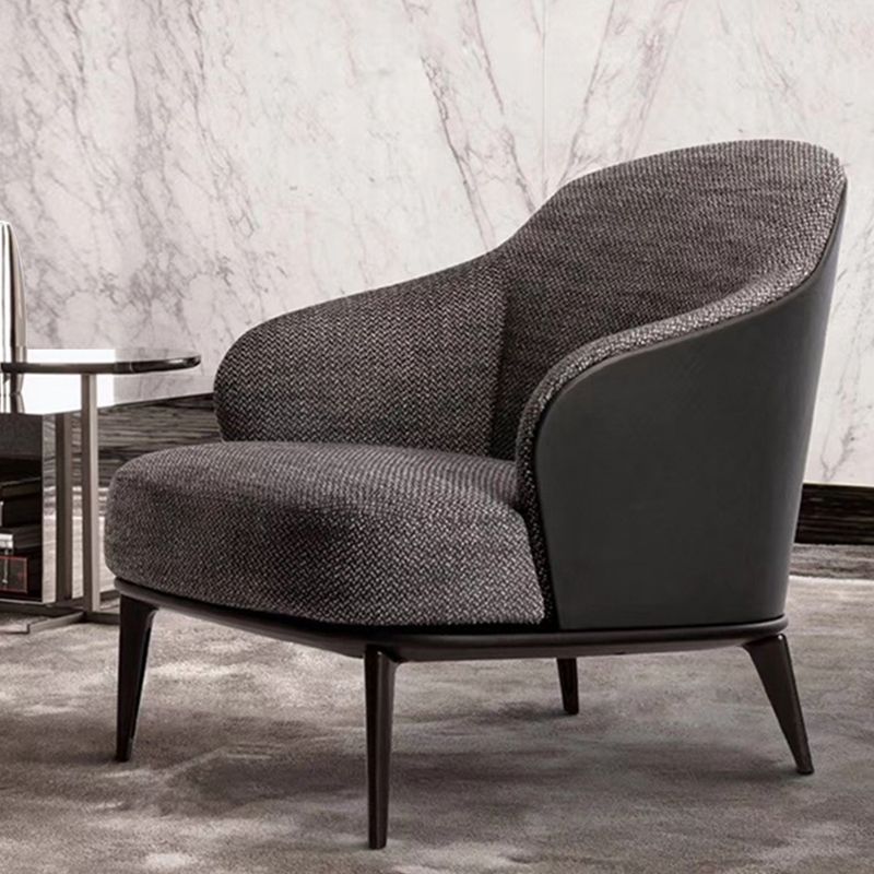 30.71" Wide Solid Wood Frame Wingback Chair with Basic Four Leg for Living Room