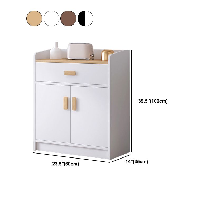 Accent Chest with Drawer Wood Contemporary Chest with 2/1-Door