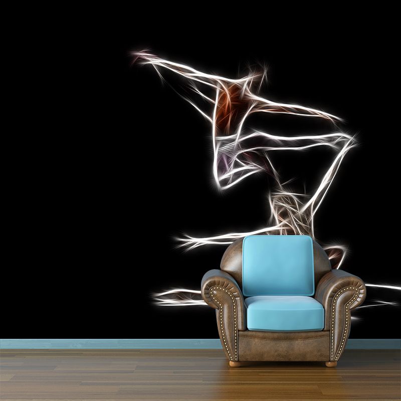 Dancing Wall Murals Contemporary Environment Friendly Wall Art for Bedroom