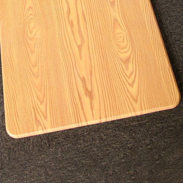 Modern Fixed Solid Wood Dining Room Table with 4 Wood Legs Kitchen Dining Set