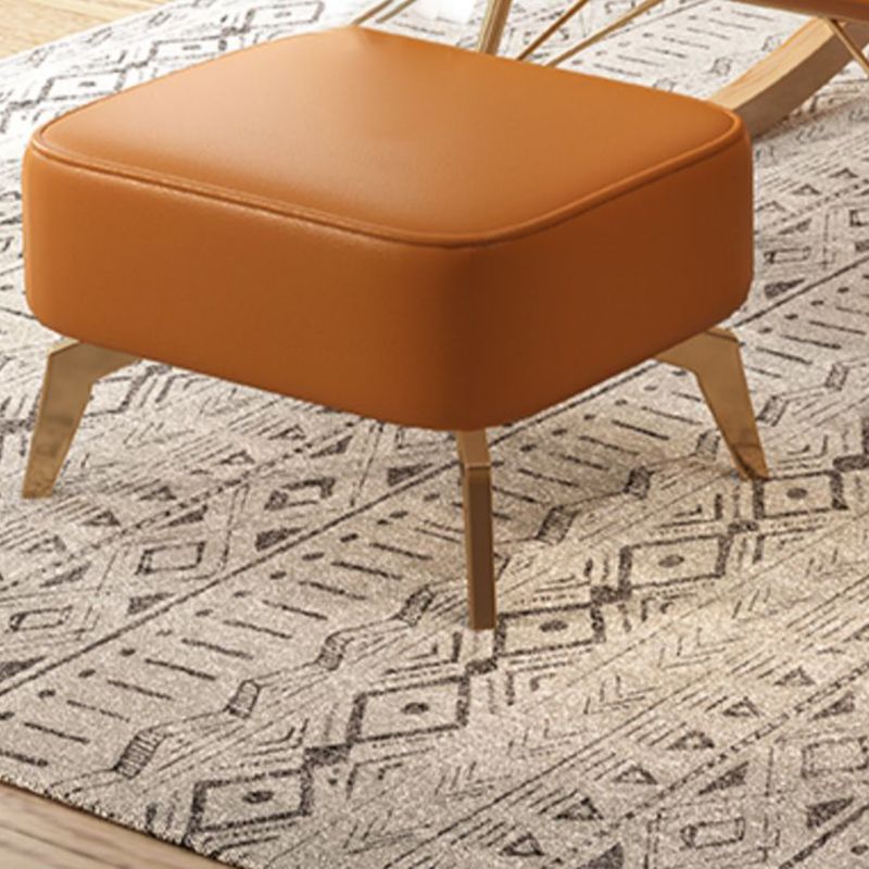 Modern Rocking Chair Upholstered Tufted Cushions with Light Legs Glider