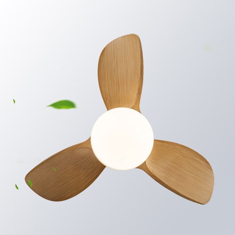 Ventilateur de plafond léger métal nordique LED Plafond monture à coucher pour chambre à coucher