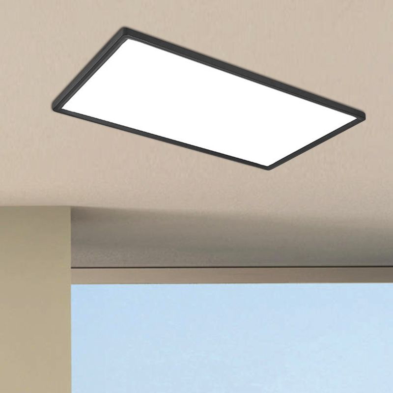 Bombilla Vintage en forma de Semi-Ras de Luz de montaje con Alambre Marco 3/5 Luces de metal en negro para la casa de campo