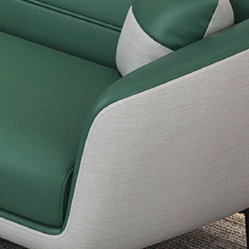 Contemporary Tight Back Leather Settee Couch for 1/2/3 People