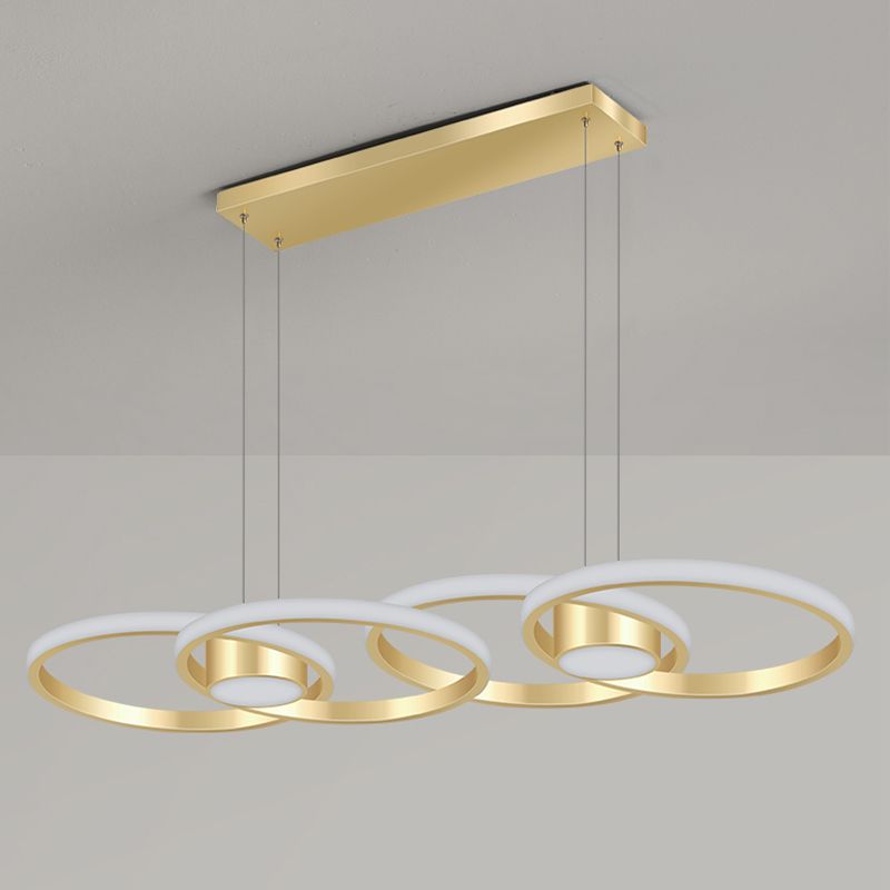 Minimalismo contemporaneo Caratteristico Stile nordico LED Isola sospesa Luce a ciondolo per sala da pranzo
