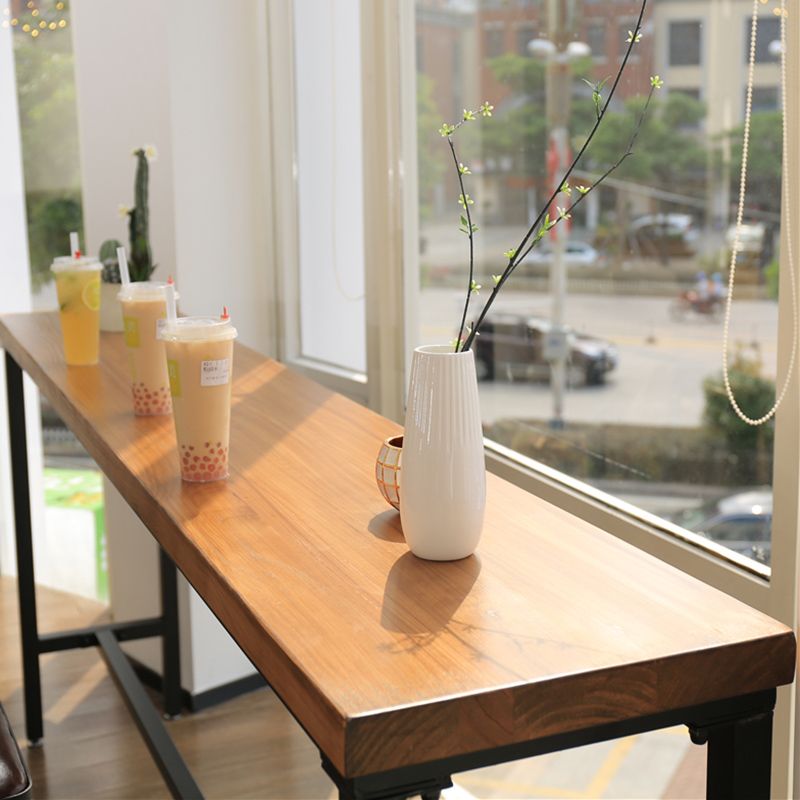 Contemporary Solid Wood Pub Set 1/6 Pieces Rectangle Bar Height Bar Set