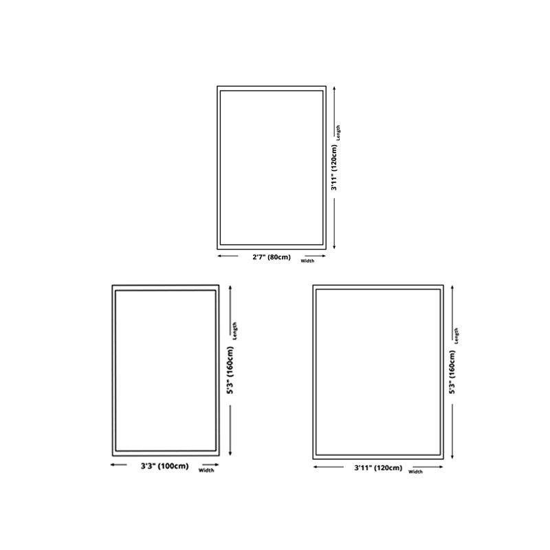 Fancy Tiger Print Rug Modern Polyester Area Rug Stain Resistant Rug for Drawing Room