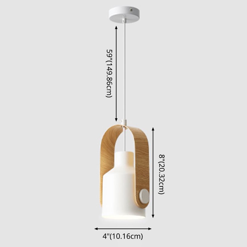 Milchdose am Krankenbetthänger Beleuchtung Metall 1-Bulb Nordic Hanging Lamp mit rotierbarem Griff