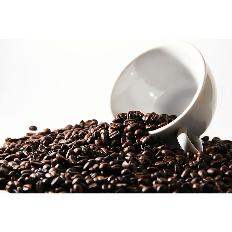 Simplicity Style Coffee Beans Mural Decal Modern Decorative Mildew Resistant for Decoration