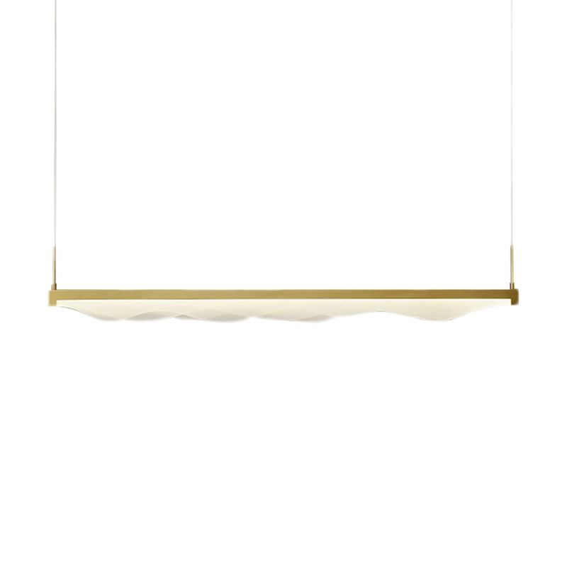 Contemporary Style Linear Island Pendants Metal Island Light Fixtures