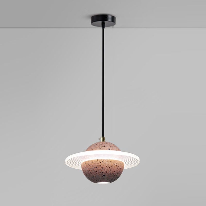 Globe minimalisme stijl hangende lamp enkele lichte stenen hanger lamp armatuur