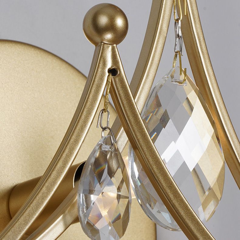 Postmoderne 1 Tête Murce Conce Golden Mur Murd Lightture pour le salon