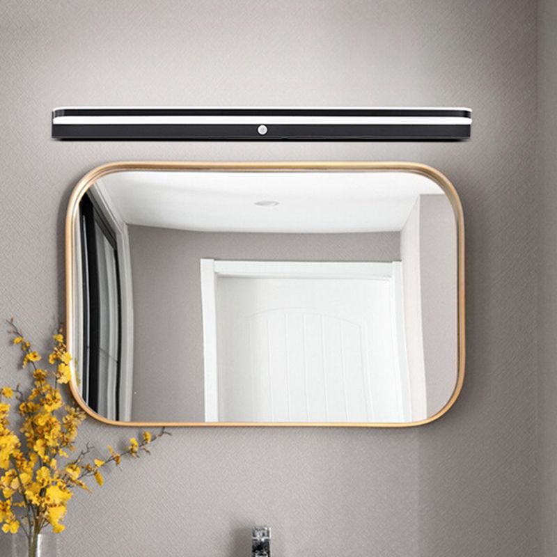Modern Style Rectangle Vanity Wall Lights Metal 1 Light Vanity Mirror Lights