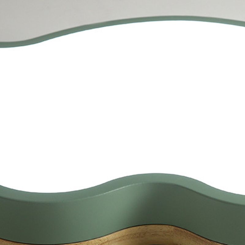 Nordic Simple Flush Ceiling Light Colorful Cloud LED Flush Mount Lighting for Bedroom