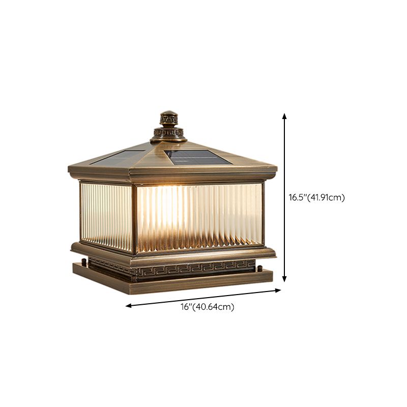 Household Pillar Light Creative LED Solar Lighting Fixture for Backyard