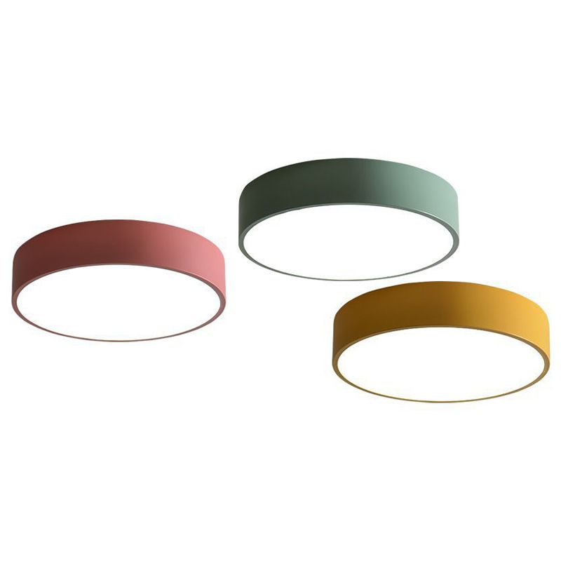 Circular Flush Mount Light Fixture Modern Acrylic Flush Mount