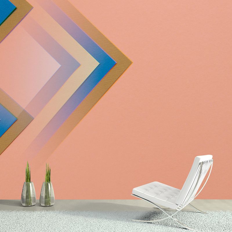 Optical Illusion Eco-friendly Geometry Wall Mural Wallpaper Decorative Wall Decor