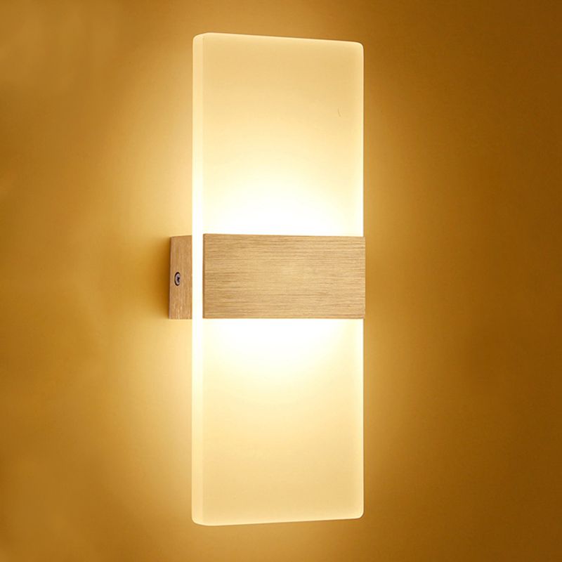 Modern Style Geometric Wall Sconce Lights Metal 1 Light Wall Lighting Fixtures