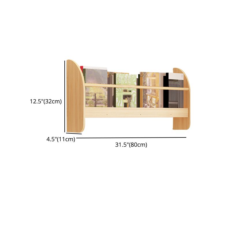 Modern Wall Mounted Bookcase Engineered Wood Bookshelf for Home Use