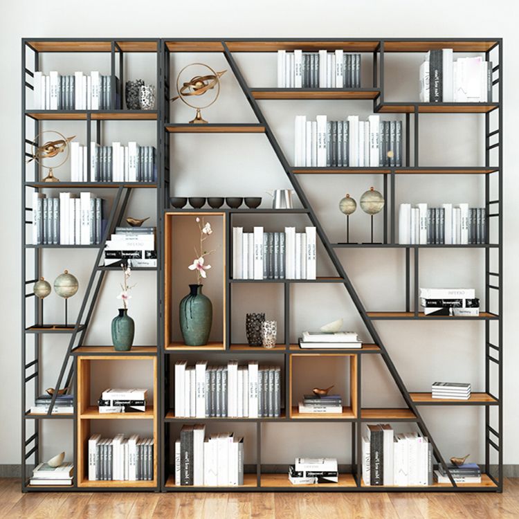 78.74 "H Bücherregal Industrial Style Open Back -Bücherregal für Heimbüro